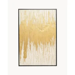 Cuadro En Lienzo Pintado A Mano Abstract