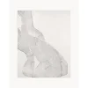 Cuadro En Lienzo Pintado A Mano White Sculpture 1