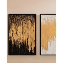 Cuadro En Lienzo Pintado A Mano Abstract