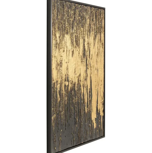 Cuadro En Lienzo Pintado A Mano Abstract