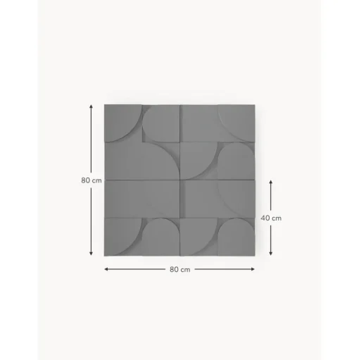 Decoracion De Pared De Madera Massimo, 4 Uds.