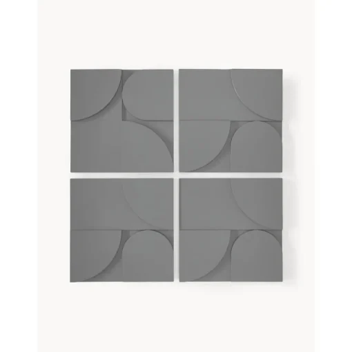 Decoracion De Pared De Madera Massimo, 4 Uds.