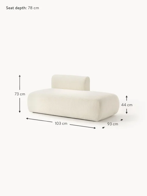 Divan Modular De Borreguillo Sofia