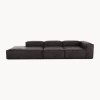 Divan Modular Grande De Cuero Reciclado Lennon