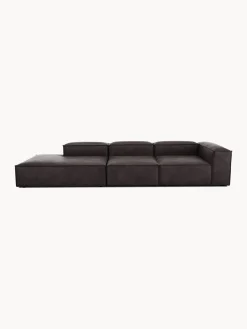 Divan Modular Grande De Cuero Reciclado Lennon