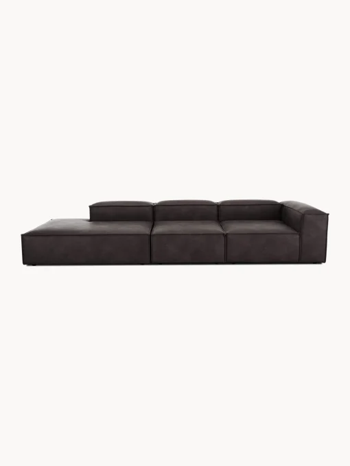 Divan Modular Grande De Cuero Reciclado Lennon