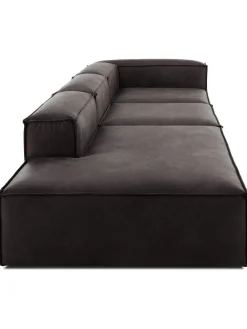 Divan Modular Grande De Cuero Reciclado Lennon