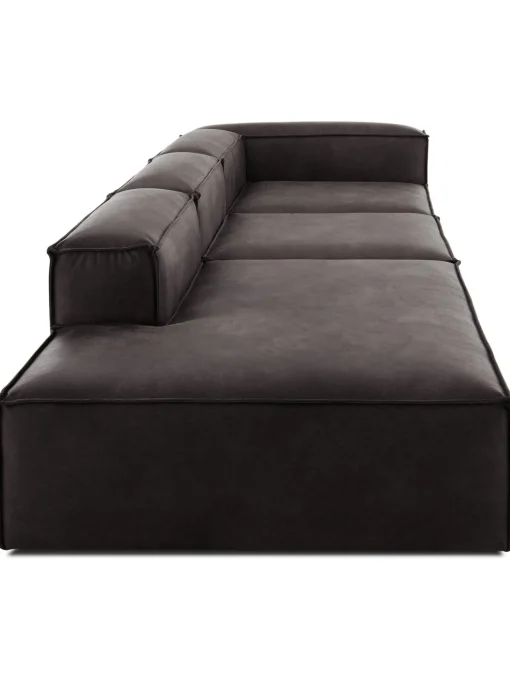 Divan Modular Grande De Cuero Reciclado Lennon
