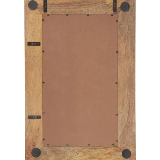 Espejo De Pared De Madera De Mango Indigo