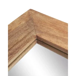 Espejo De Pared De Madera De Mango Indigo