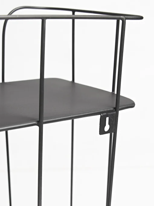 Estante De Pared Con Ganchos De Metal Hebda