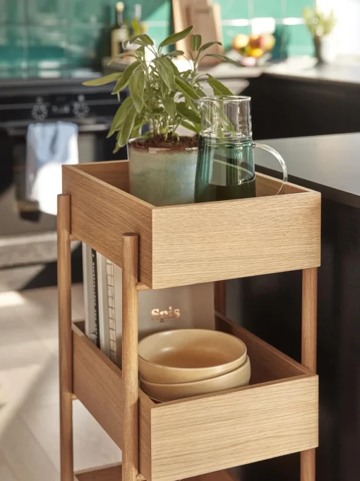 Estanteria De Madera De Roble Stack
