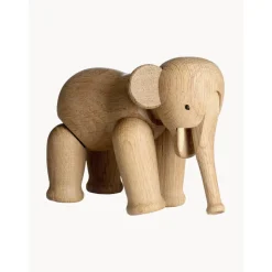 Figura Decorativa De Maderade Roble De Diseno Elefant