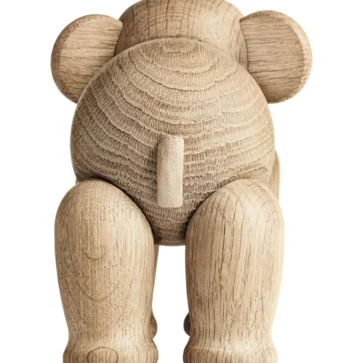 Figura Decorativa De Maderade Roble De Diseno Elefant