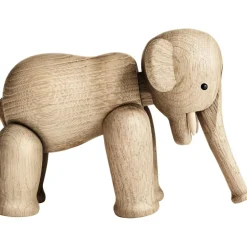Figura Decorativa De Maderade Roble De Diseno Elefant