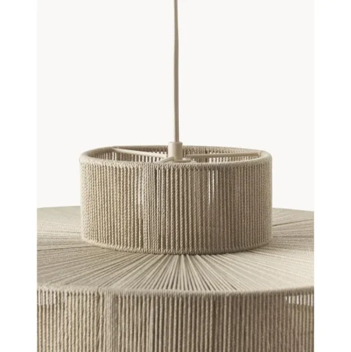 Lampara De Techo Grande De Lino Lace