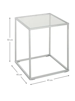 Mesa Auxiliar Maya, Tablero De Vidrio