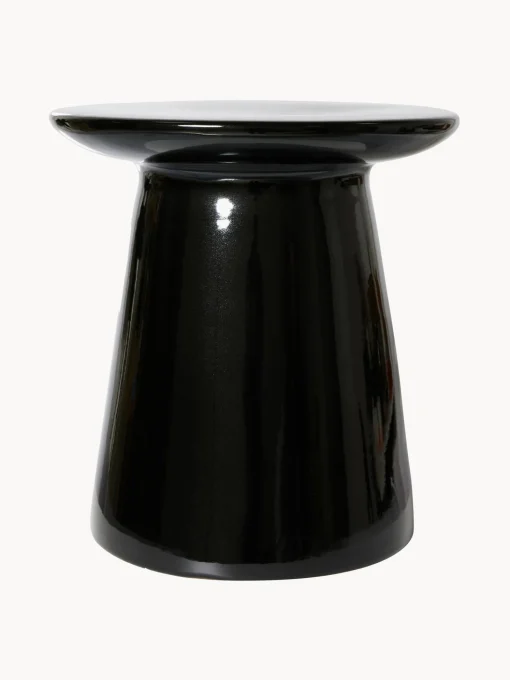 Mesa Auxiliar Redonda De Gres Earthenware