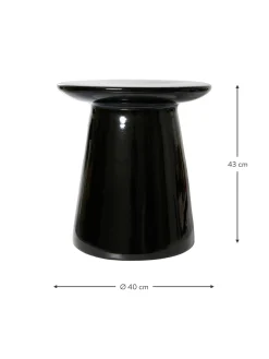 Mesa Auxiliar Redonda De Gres Earthenware