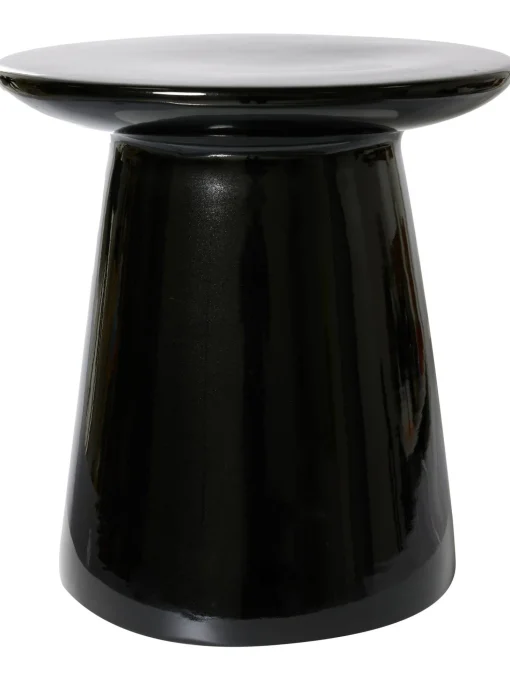 Mesa Auxiliar Redonda De Gres Earthenware