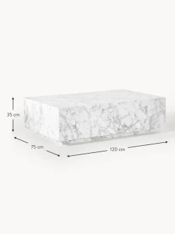 Mesa De Centro En Look Marmol Lesley