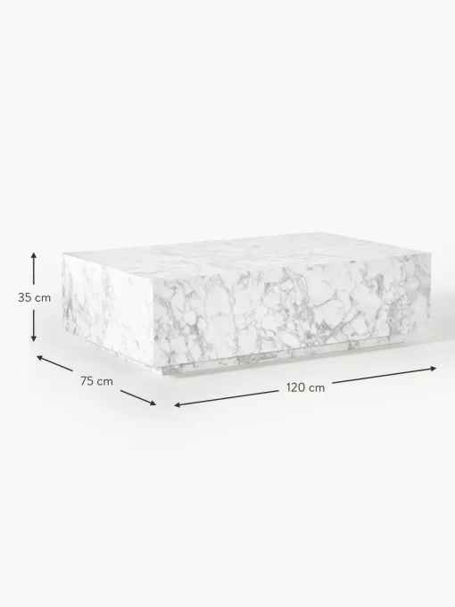 Mesa De Centro En Look Marmol Lesley