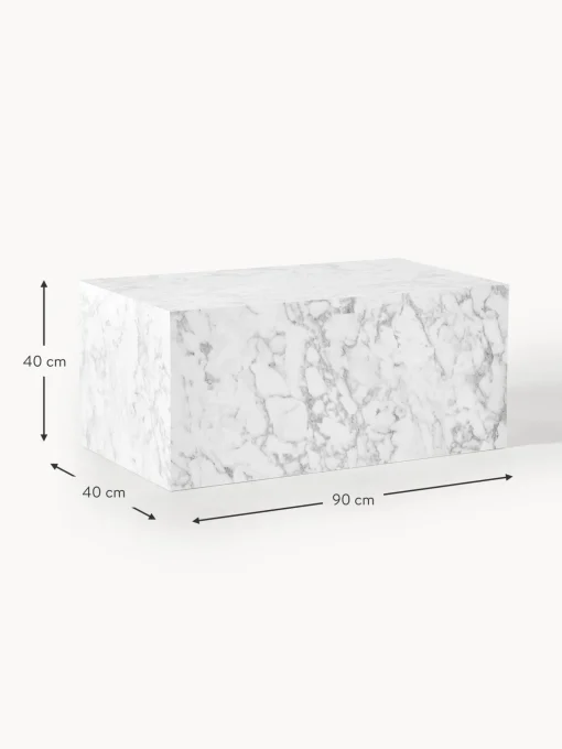 Mesa De Centro En Look Marmol Lesley