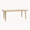 Mesa De Comedor De Madera De Roble Diseno Espiga Herringbone, 160 X 80 Cm