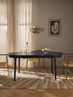 Mesa De Comedor Extensible De Madera De Roble Calary