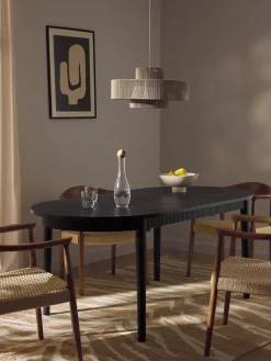 Mesa De Comedor Extensible De Madera De Roble Calary