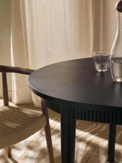 Mesa De Comedor Extensible De Madera De Roble Calary