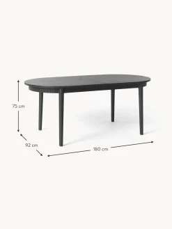 Mesa De Comedor Extensible De Madera De Roble Calary