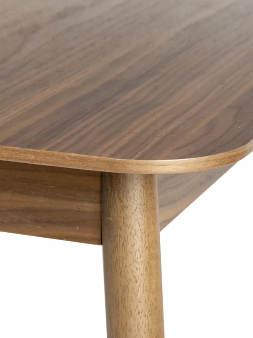 Mesa De Comedor Extensible De Madera De Nogal Glimps, 180- 240 X 90 Cm