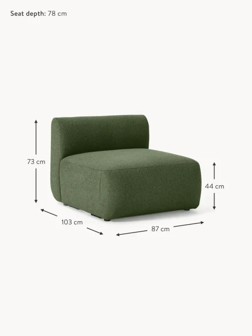 Modulo Central En Tejido Boucle Sofa Sofia