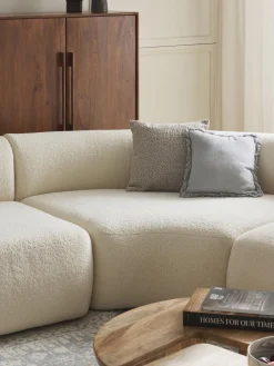 Modulo De Esquina Redondo De Borreguillo Sofa Sofia