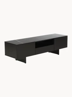 Mueble De Tv Fione, Con Tablero En Efecto Marmol