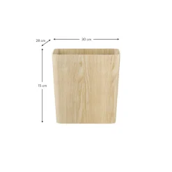 Papelera De Madera Wilo