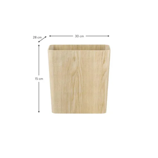 Papelera De Madera Wilo