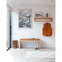 Perchero De Pared De Bambu Rib, Tamanos Diferentes
