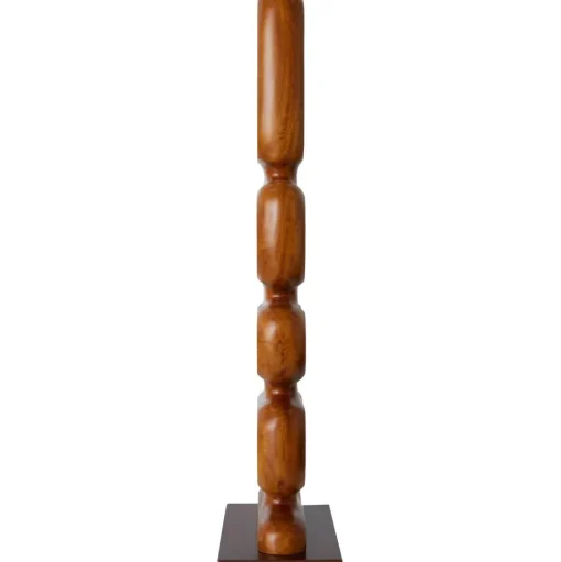 Pieza Decorativa Grande Artesanal De Madera De Teca Ornament
