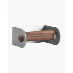 Portarrollos De Madera De Nogal Dowel