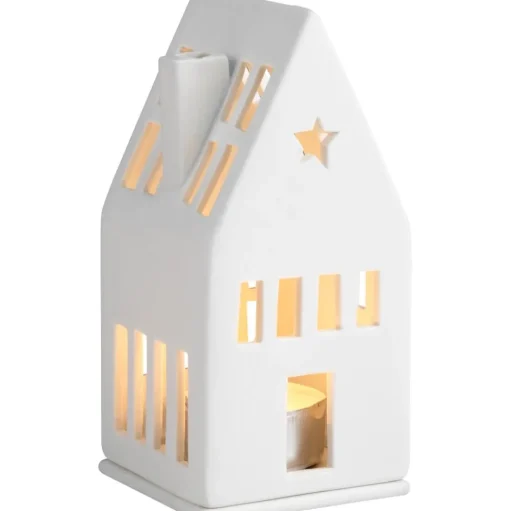 Portavela De Porcelana Living