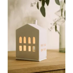 Portavela De Porcelana Living