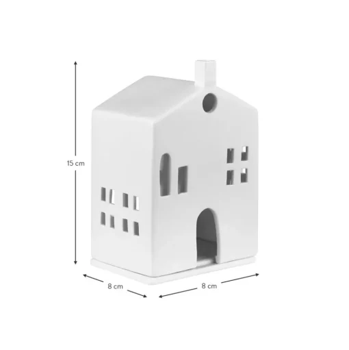 Portavela De Porcelana Living
