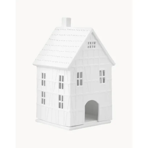 Portavela Grande De Porcelana Living