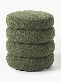 Puf En Tejido Boucle Alto