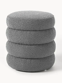 Puf En Tejido Boucle Alto