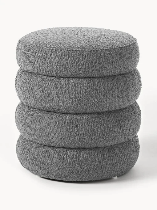 Puf En Tejido Boucle Alto