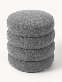 Puf En Tejido Boucle Alto