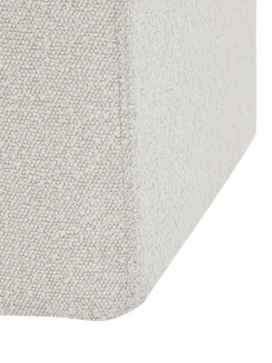 Puf En Tejido Boucle Winou, Con Espacio De Almacenamiento